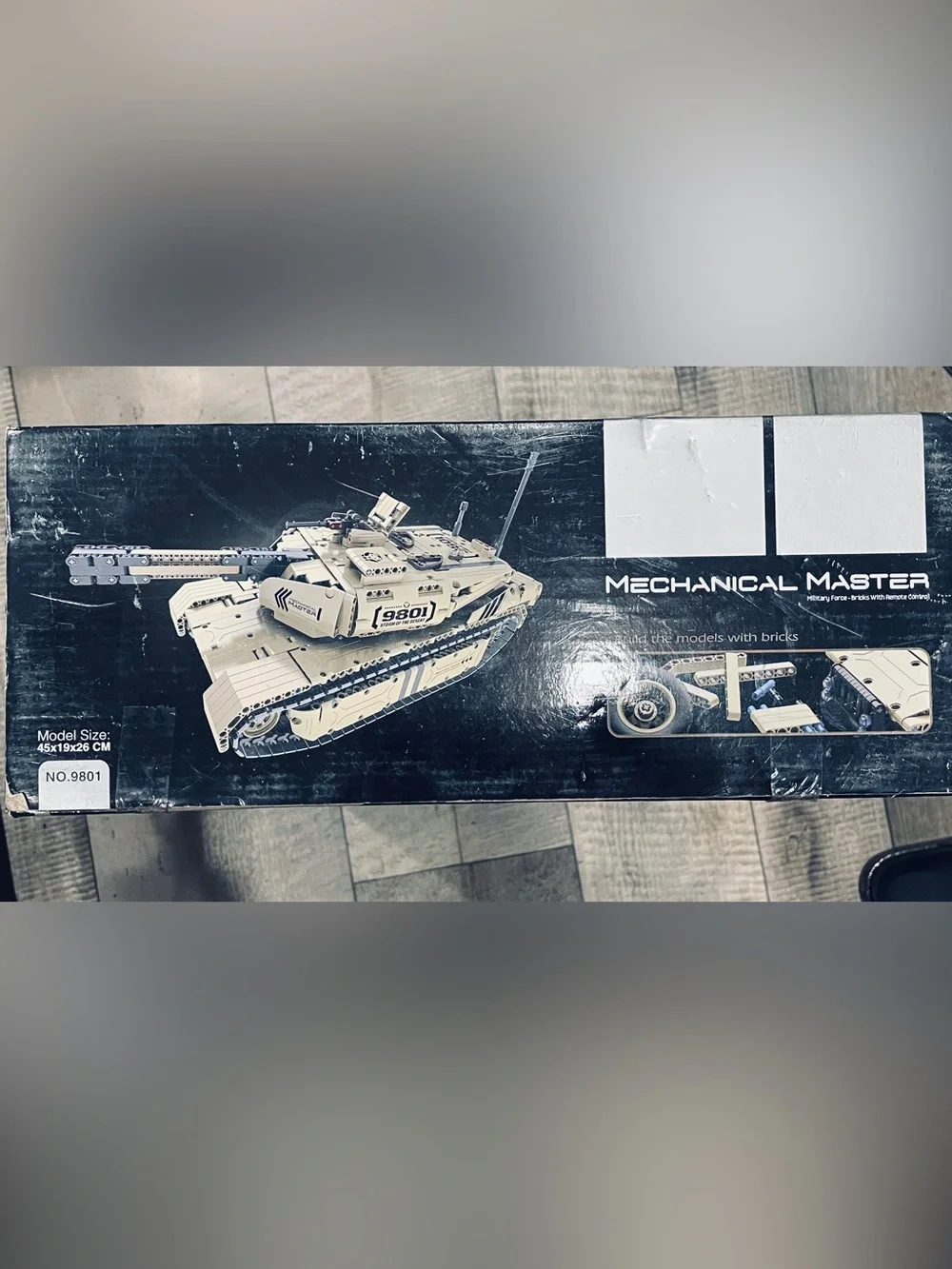 R/C Shooting Tank Building Bricks Radio Control Toy